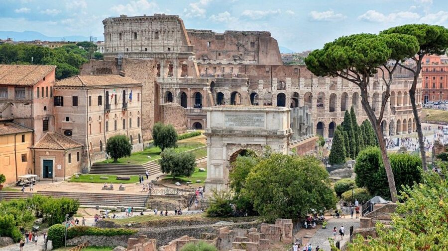 Rome: Colosseum and Ancient Rome Guided Walking Tour - Entering the Colosseum