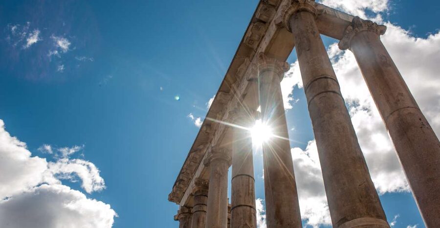 Rome: Colosseum Arena, Roman Forum & Palatine Tour - Following the route through the Colosseum