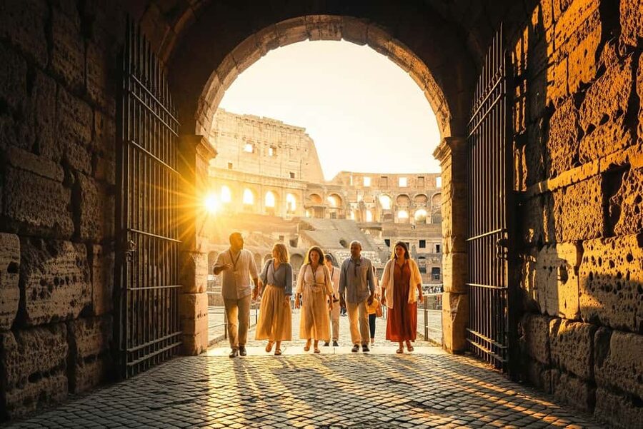 Rome: Colosseum Arena Twilight Tour & Imperial Forum Visit - Key points at a glance