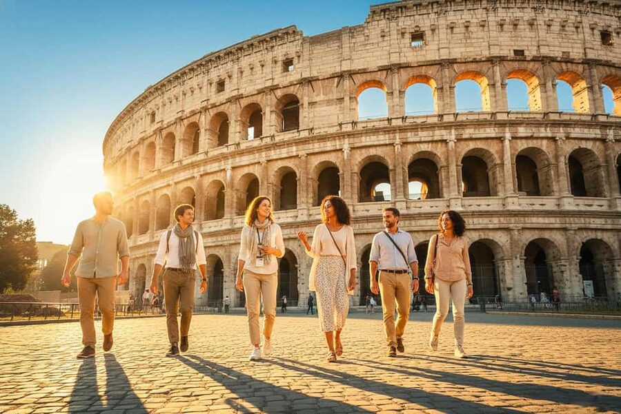 Rome: Colosseum Arena Twilight Tour & Imperial Forum Visit - What the $78.17 price means