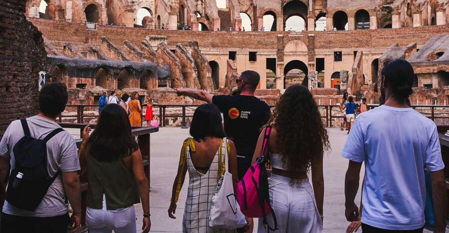 Rome: Colosseum, Roman Forum & Palatine Hill Guided Tour - Small groups, headsets, and the human side of the tour