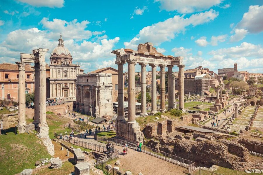 Rome: Colosseum, Roman Forum & Trajan's Market Exterior Tour - Along Via dei Fori Imperiali