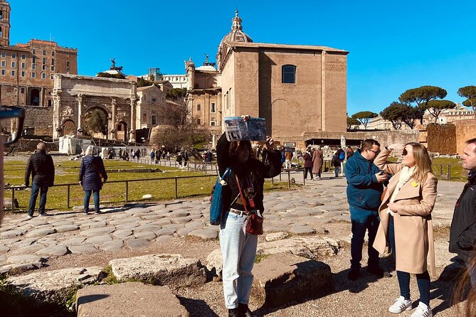 Rome: Colosseum with Arena, Roman Forum and Palatine Guided Tour - Timing, meeting point, and ID rules