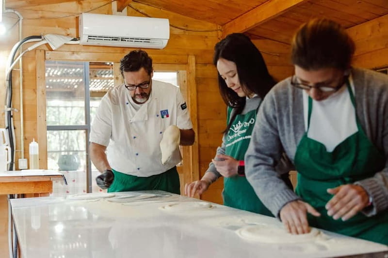 Rome: Combo Pizza and Pasta Cooking Class with Wine - Pizza from dough to wood-fired oven