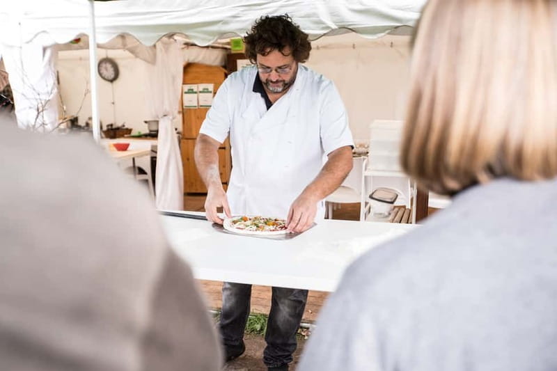Rome: Combo Pizza and Pasta Cooking Class with Wine - Meeting the chefs and getting started