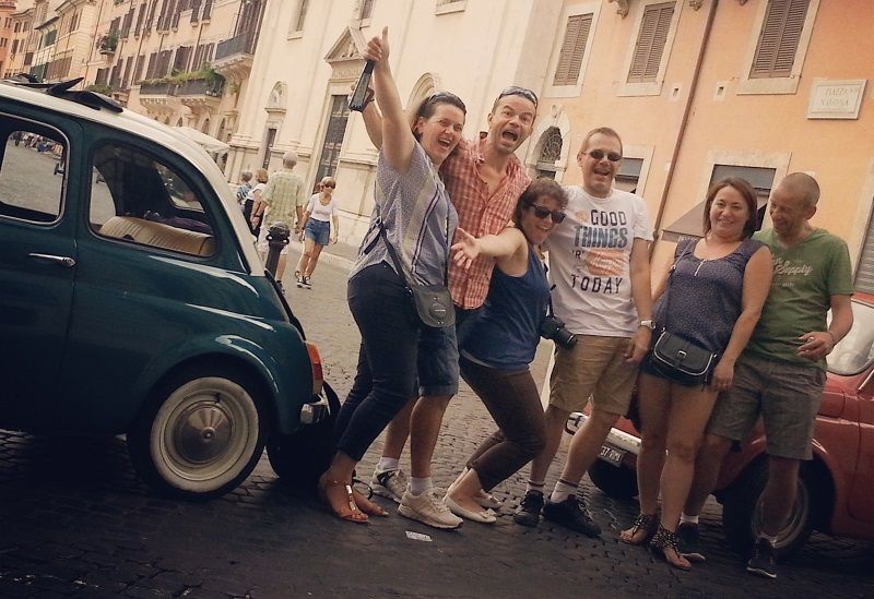 Rome Driving Tour By Vintage Fiat 500 - What driving in Rome is really like