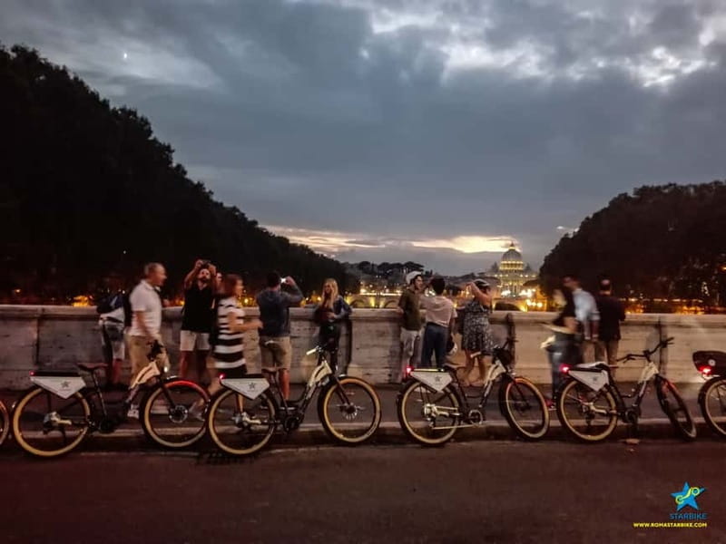 Rome: E-Bike Sunset Tour with Pizza Option - What the e-bike ride feels like in real Rome