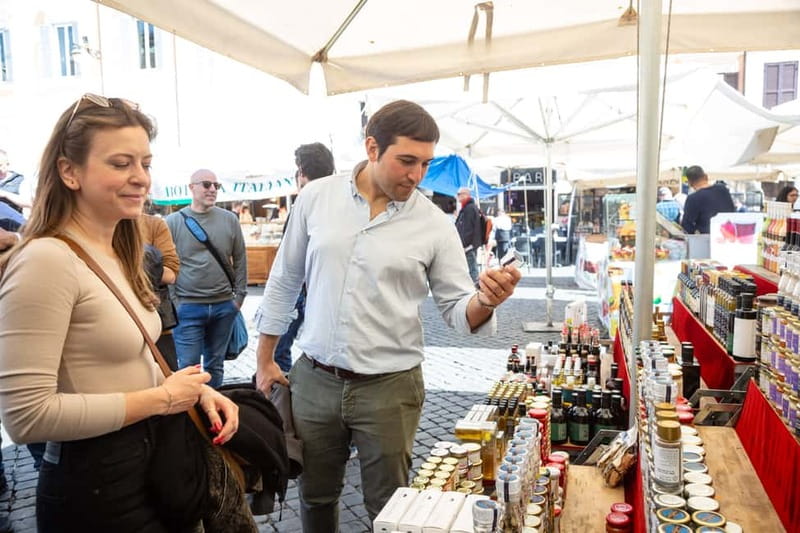 Rome: Eat Like a Roman Ghetto & Campo de' Fiori Food Tour - A food walk from Piazza di San Simeone