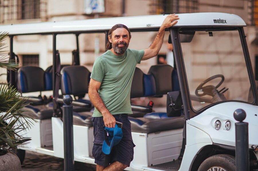 Rome: Evening Golf Cart Tour with Aperitivo - Ancient Rome from the Colosseum to the Aventine Hill