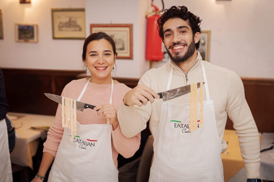 Rome: Fettuccine Pasta Cooking Class in Rome's City Center - Timing, arrival, and accessibility