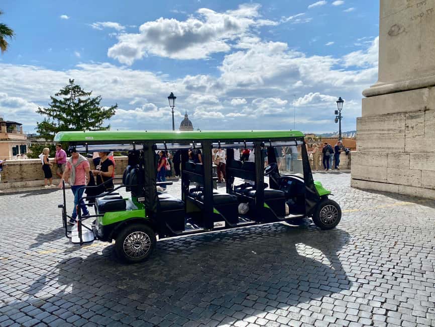 Rome: Golf Cart Tour with Artisanal Gelato Tasting - Theatre of Marcellus and Piazza Venezia