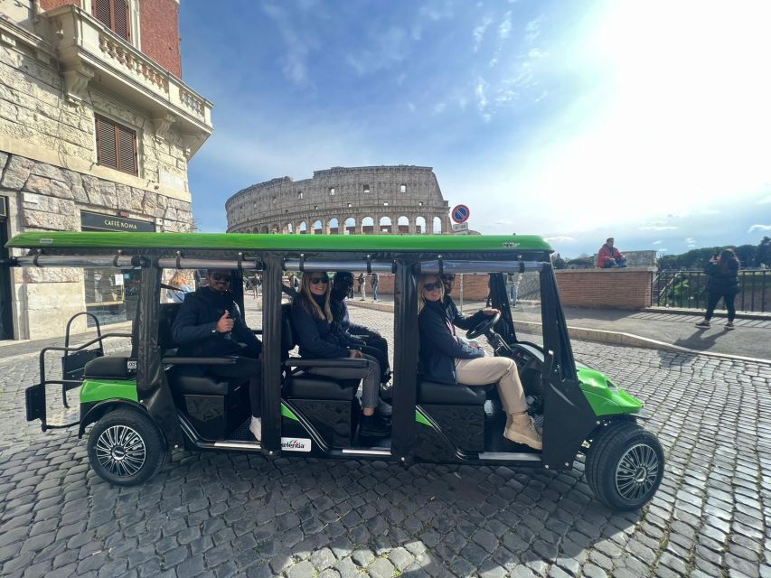 Rome: Golf Cart Tour with Artisanal Gelato Tasting - The Pantheon and the gelato break