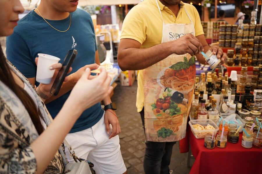 Rome: Guided City Food Tour by Vespa and Tastings - Coffee and the first taste of Rome