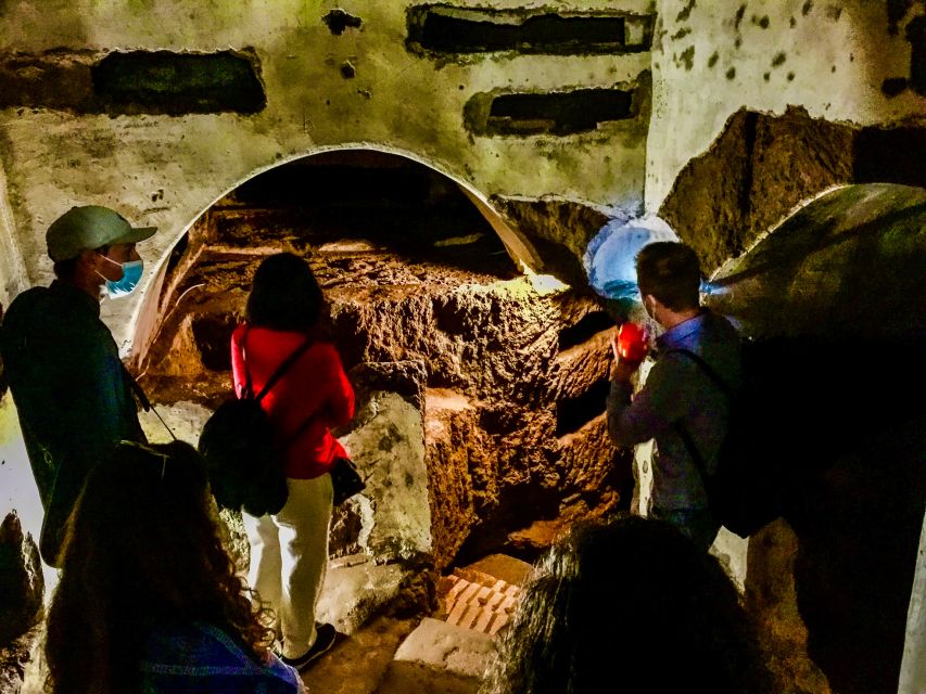 Rome: Guided Roman Catacombs Tour with Transfers - Going 16 metres underground at San Domitilla