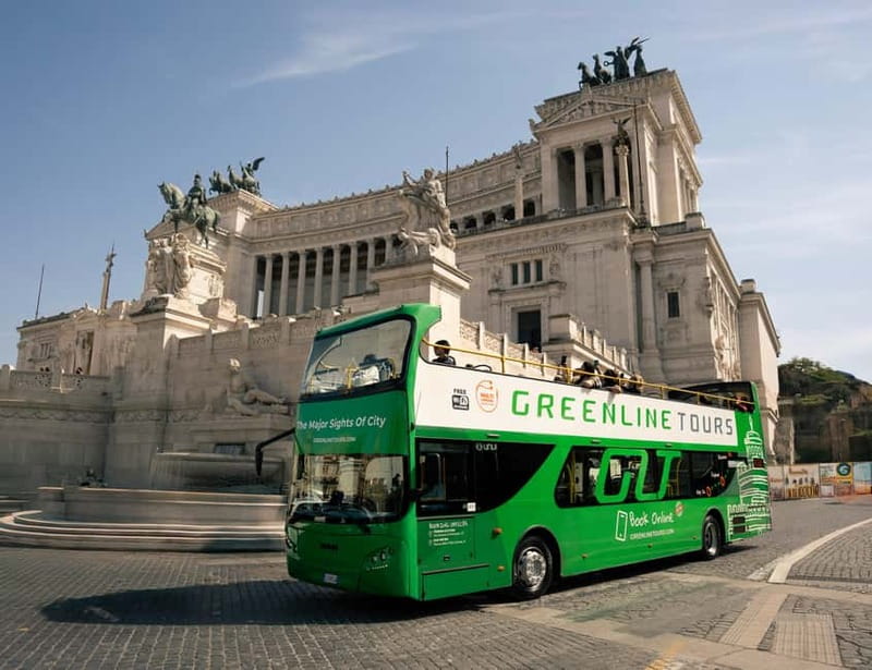Rome:Hop-On Hop-Off Panoramic Open Bus Ticket 3 Circuits x 1 - How to get the best value from a $20 ticket