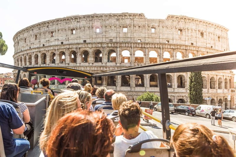 Rome: Hop-on Hop-off Sightseeing Bus Tour with Audioguide - Key points to know before you board