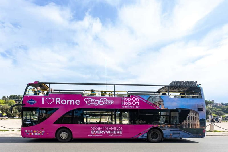 Rome: Hop-on Hop-off Sightseeing Bus Tour with Audioguide - How the audio guide affects the ride