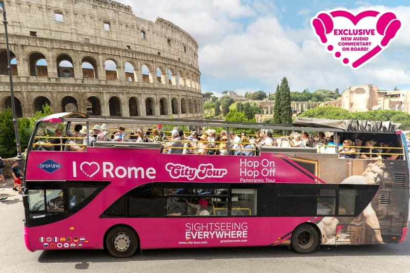 Rome: Hop-on Hop-off Sightseeing Bus Tour with Audioguide - Starting at Termini and Santa Maria Maggiore
