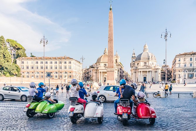 Rome Morning Vespa Sidecar Tour in Rome with Cappuccino - What the drivers and guides add