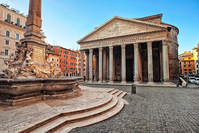 Rome on a Golf Cart Semi-Private Tour Max 6 with Private Option - Piazza Venezia and the Pantheon’s famous portico