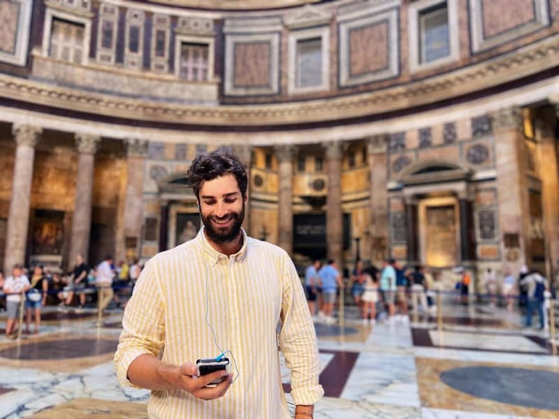 Rome: Pantheon Priority Entry Ticket & Audio Guide App - The 35-minute audio tour inside