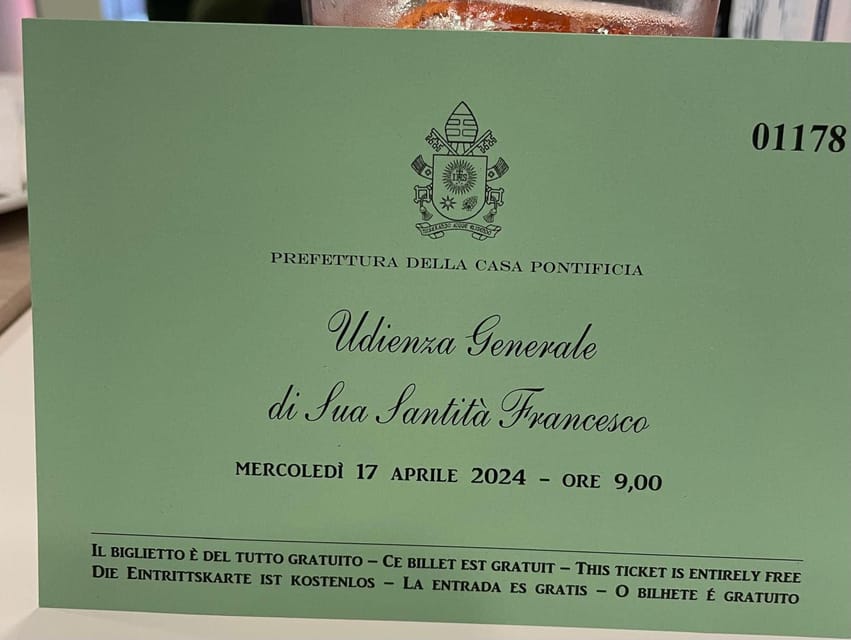 Rome: Papal Audience Tour With Reserved Access - What happens during the Papal Audience