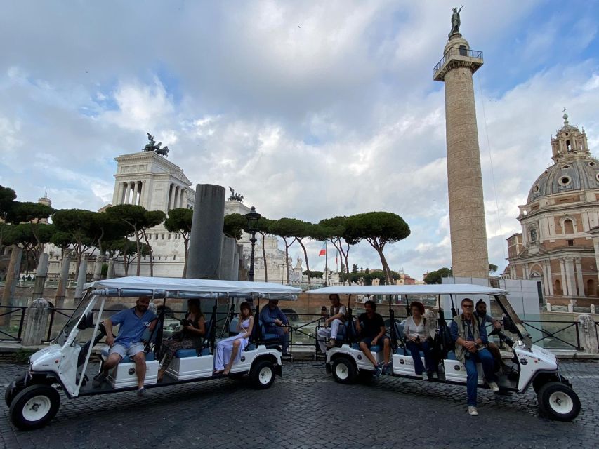 Rome: Private Customizable 3-Hour Golf Cart City Tour - Key points to know before you book