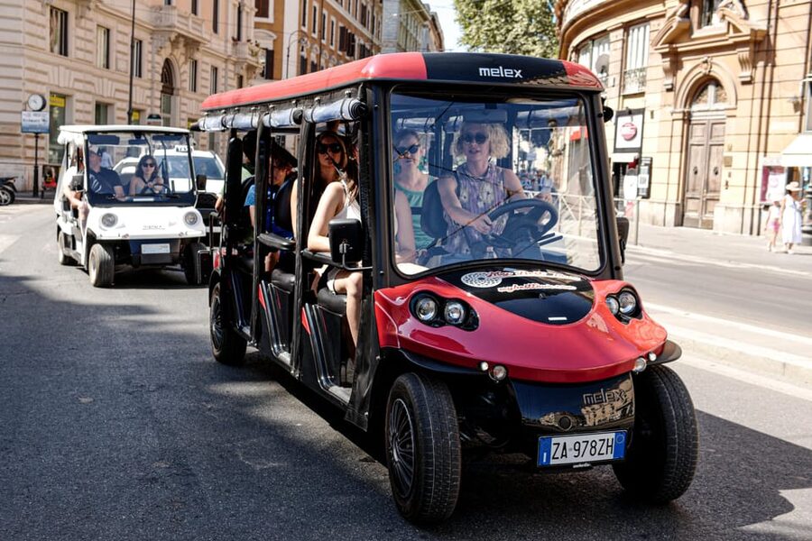 Rome: Private Customizable 3-Hour Golf Cart City Tour - What is included, and what you still pay for