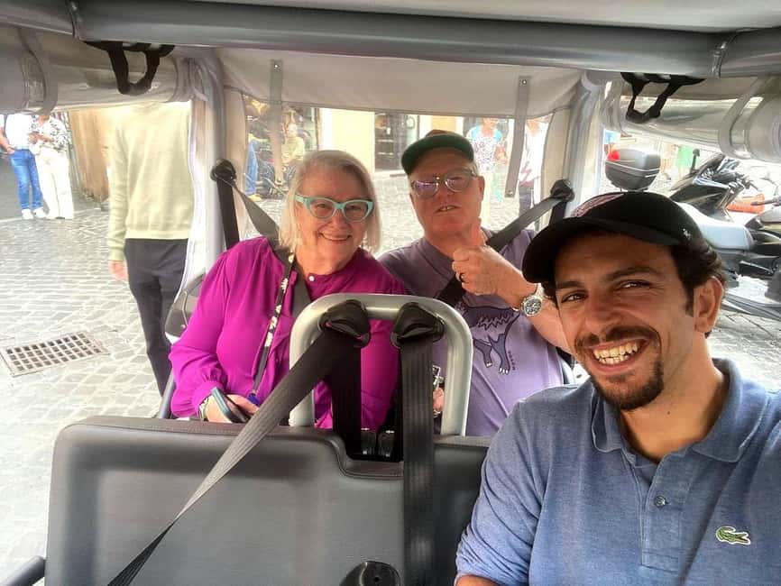 Rome: Private Golf Cart tour with a Local Guide - Roman Forum and the Colosseum