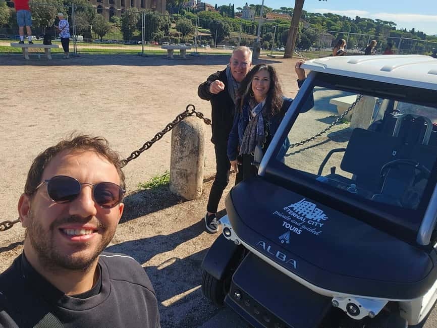 Rome: Private Golf Cart Tour with Artisanal Gelato - Why a golf cart works so well in Rome