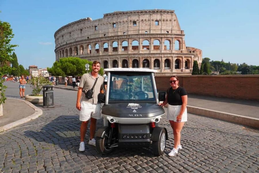 Rome: Private Golf Cart Tour with Artisanal Gelato Tasting - Why a golf cart works so well in Rome
