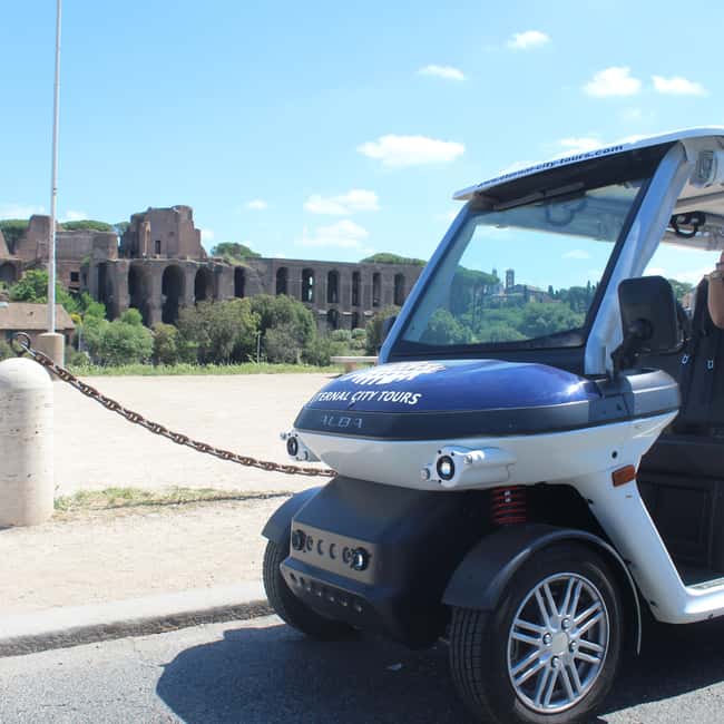 Rome: Private Golf Cart Tour with Artisanal Gelato Tasting - Practical details that affect your day