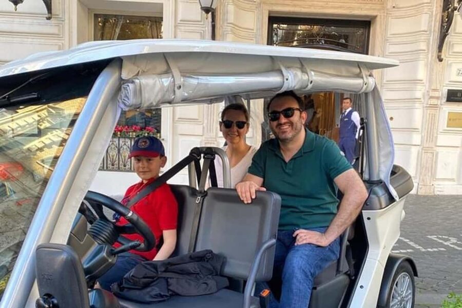 Rome: Private Golf Cart Tour with Artisanal Gelato Tasting - Who should book this Rome tour?