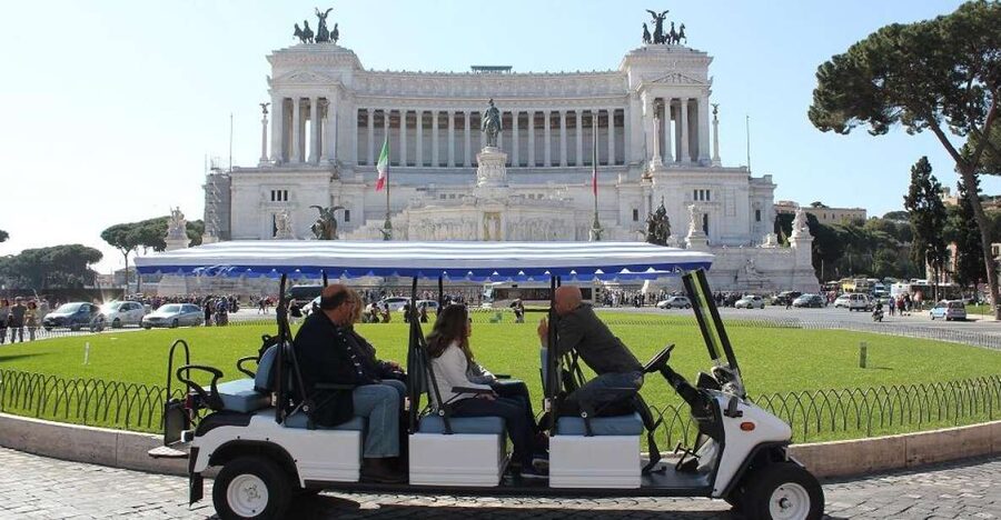 Rome: Private Guided City Highlights Tour by Golf Cart - Why a golf cart makes sense in Rome
