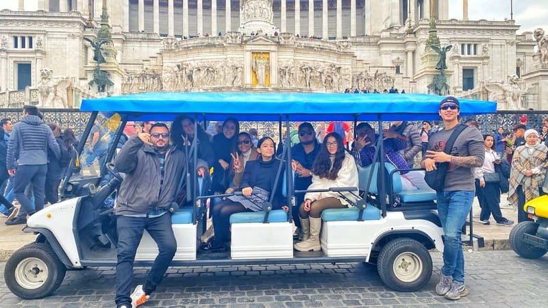 Rome: Private Guided Golf Cart Tour with Gelato or Wine - Circus Maximus and Aventine Hill