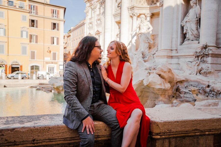 Rome: Private Photoshoot at the Trevi Fountain - Trevi Fountain itself, beauty with a crowd problem
