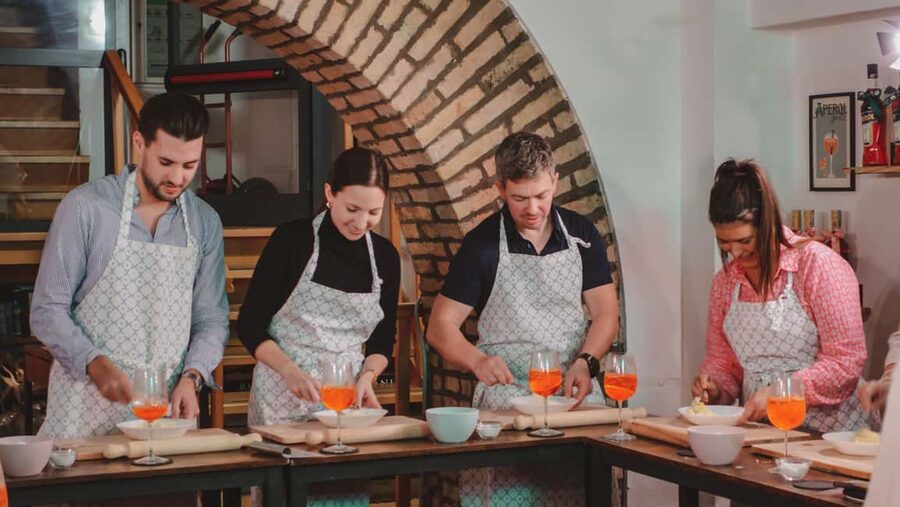 Rome: Spritz & Spaghetti Cooking Class - Limoncello and the meal you prepared
