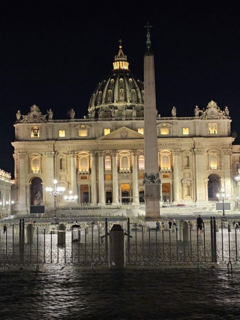 Rome: St. Peter's Basilica and Papal Grottoes Guided Tour - Bernini’s square and the ancient obelisk