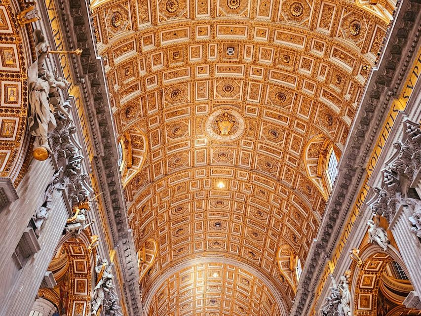 Rome: St. Peter's Basilica, Dome, and Vatican Grottoes Tour - The Papal Grottoes below the central nave
