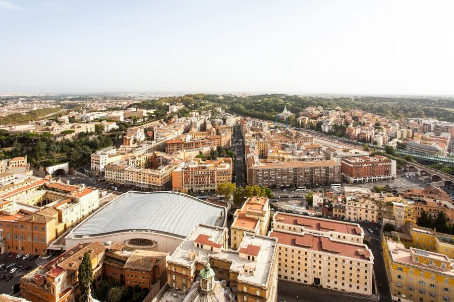 Rome: St. Peter's Basilica & Dome Entry Ticket & Audio Tour - Riding up, then taking the narrow stairs