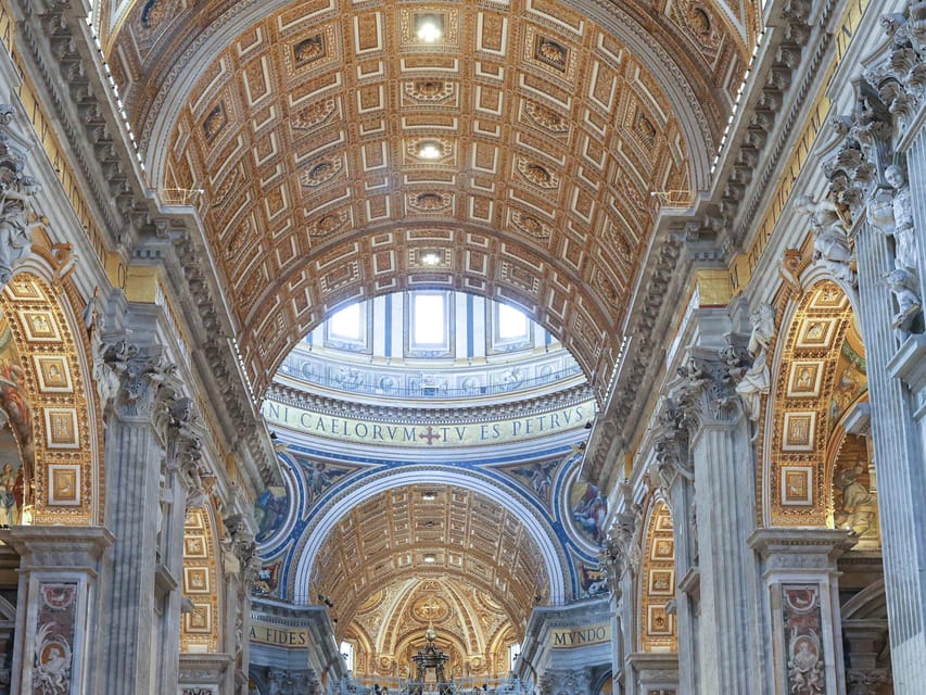 Rome: St. Peter's Basilica, La Pietà, Papal Tombs and Dome - Bernini’s Baldachin and the basilica’s grand interior