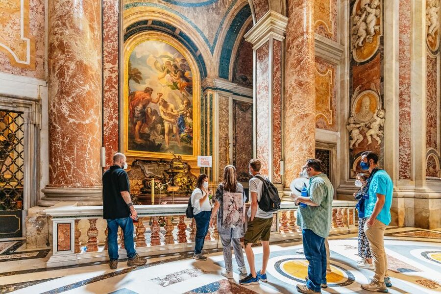 Rome: St. Peter's Basilica, Square and Grottoes Guided Tour - St. Peter’s Square and Bernini’s colonnade