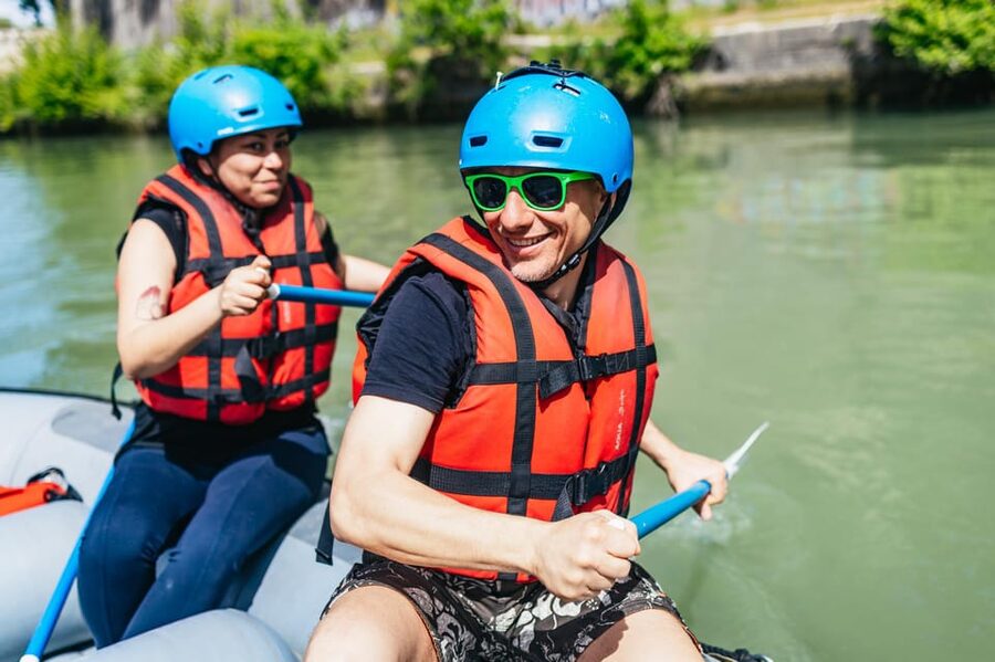 Rome: Tiber River Urban Rafting Tour with Roman Pizza - Ripa Grande, pizza, and the finish