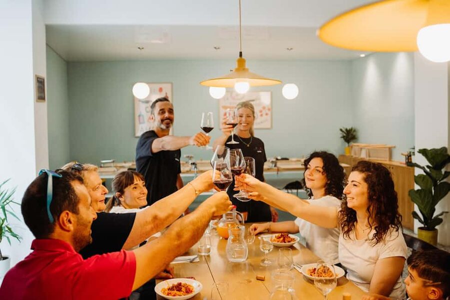 Rome: Traditional Pasta Making Class with Wine & Gelato - Prosecco, cured meats, and the Roman aperitivo