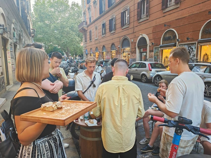 Rome: Trastevere & Campo de Fiori Street Food Walking Tour - From Chiostro del Bramante toward the first bites