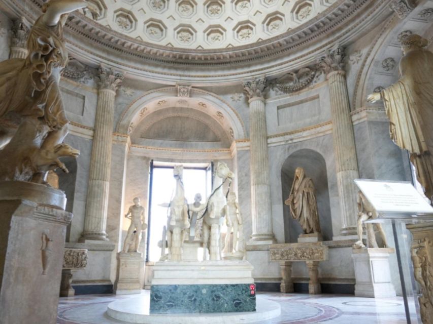 Rome: Vatican Evening Tour with Sistine Chapel and Museums - Leaving by the Scala Regia toward St. Peter’s Square
