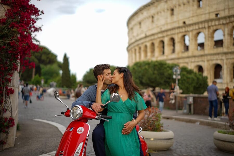 Rome Vespa Tour with Professional Photoshoot - Orange Garden: one of the best view stops