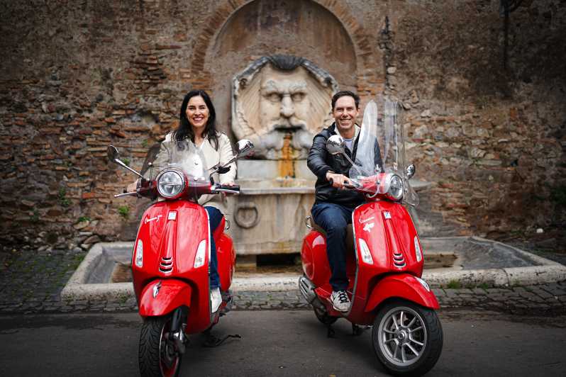 Rome Vespa Tour with Professional Photoshoot - Meeting your driver and photographer