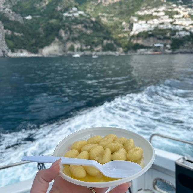 Salerno: Amalfi Coast Cruise with Lunch, Aperitif & Swimming - What the boat is like for a six-hour day