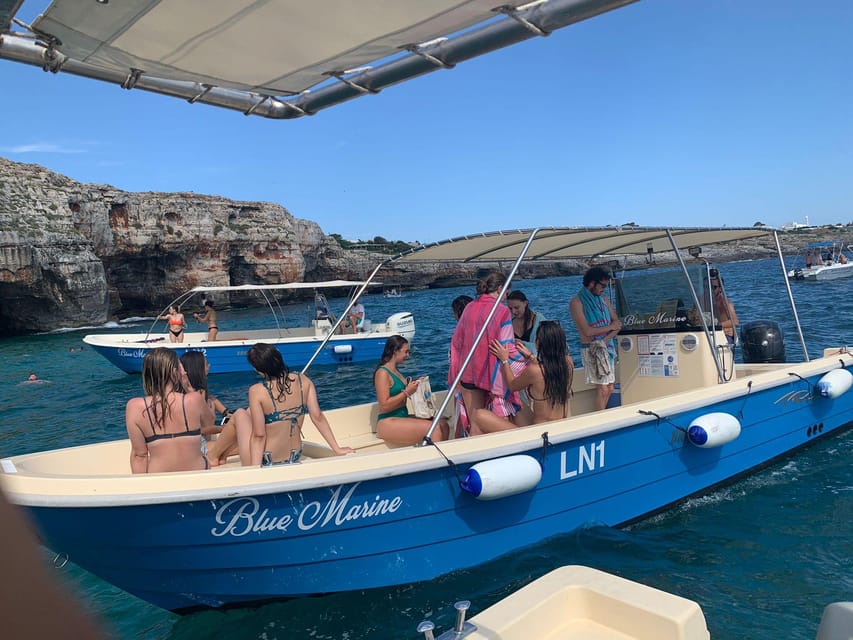 Santa Maria di Leuca: Capo di Leuca Boat Tour - Leaving Blue Marine for Punta Meliso